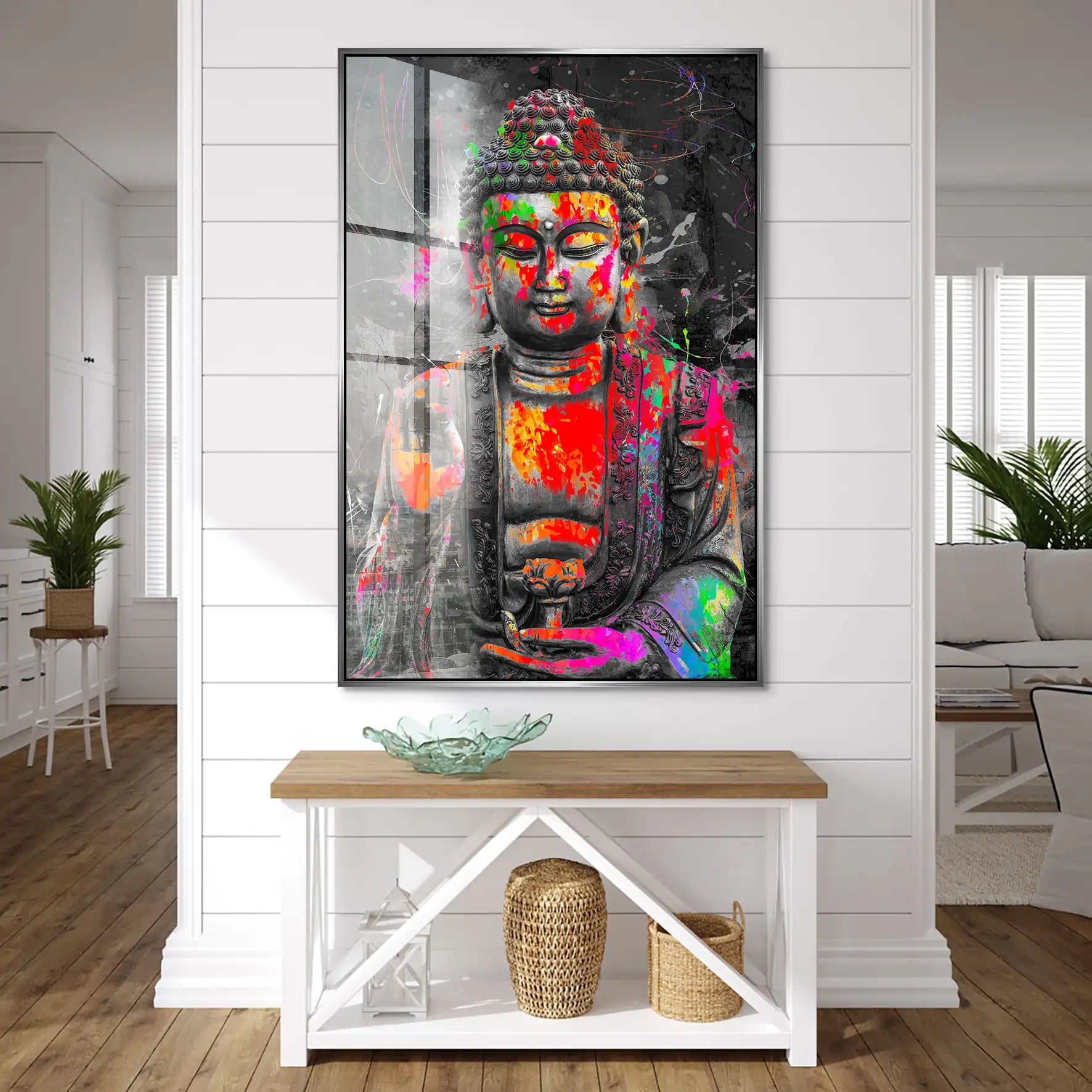 Buddha Pop Art Acrylglas Bild INGALERIE