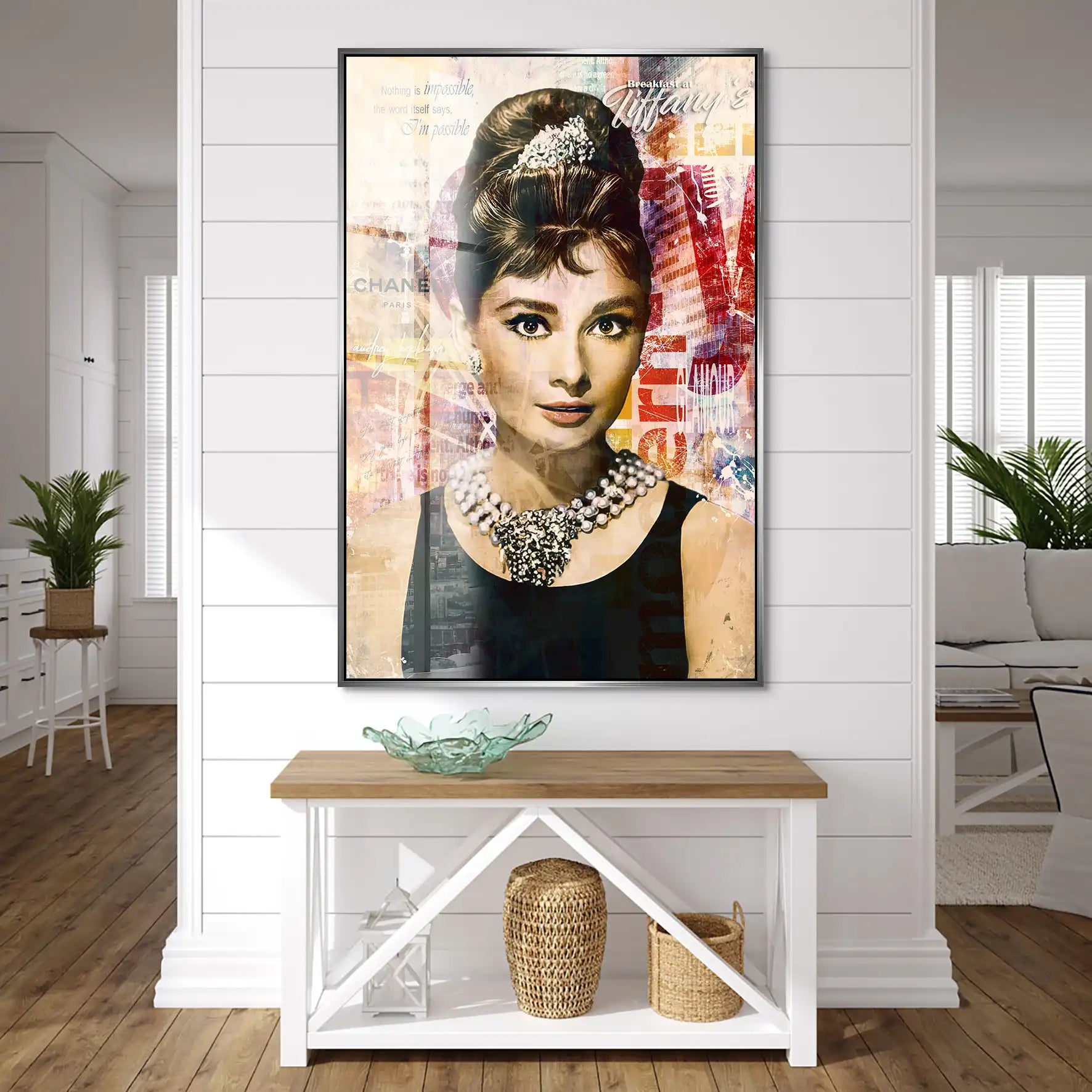 Audrey Glamour Art Acrylglas Bild INGALERIE