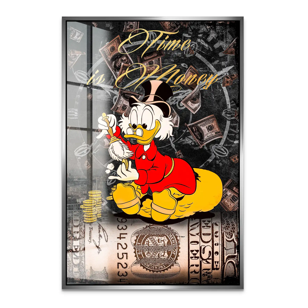 Dagobert Money Style Acrylglas Bild INGALERIE