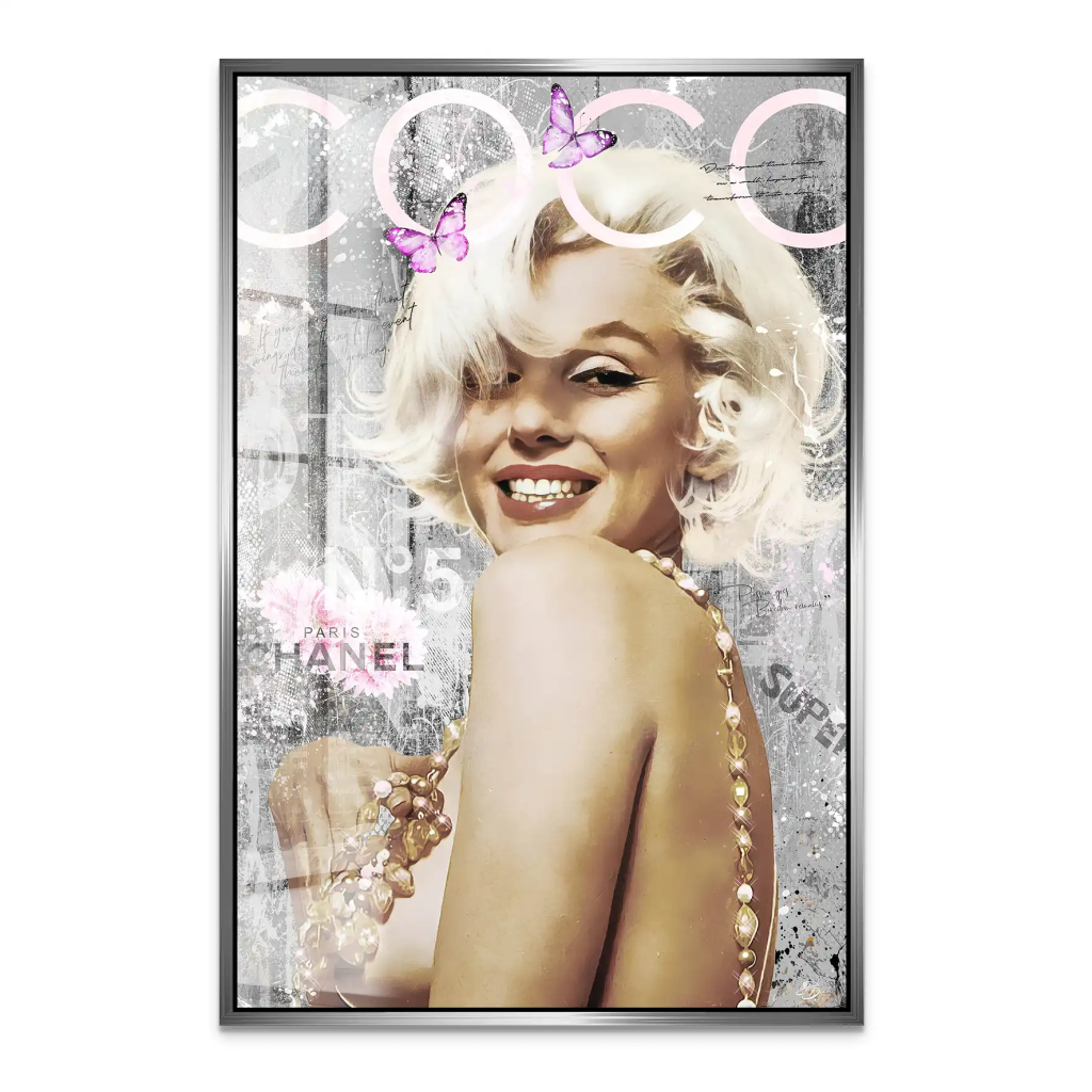 Marilyn Coco Acrylglas Bild INGALERIE