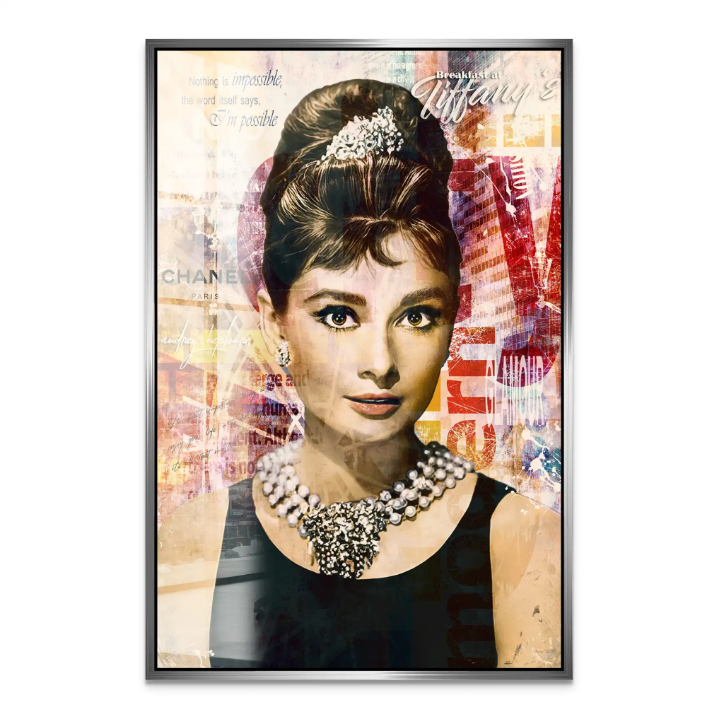 Audrey Glamour Art Acrylglas Bild INGALERIE