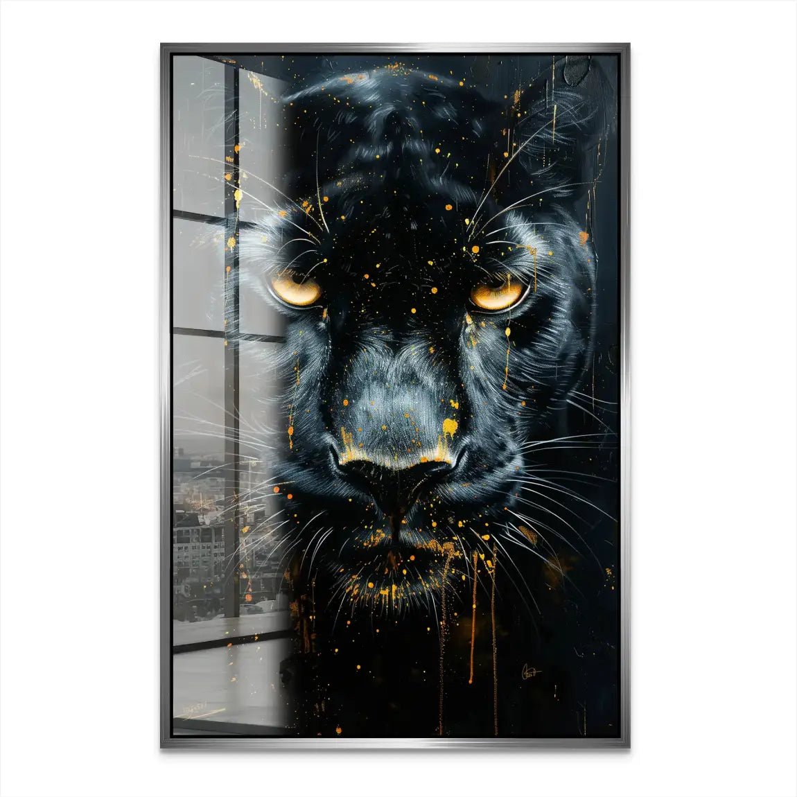 Black Panther Nr.2 Acrylglas Bild INGALERIE