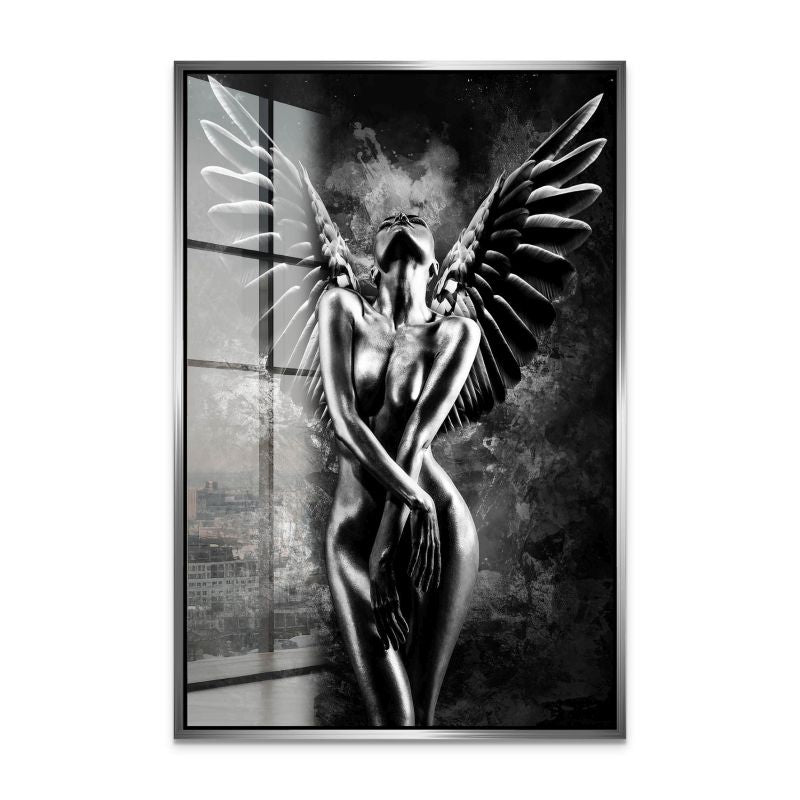 Dark Angel Abstrakt Acrylglas Bild INGALERIE