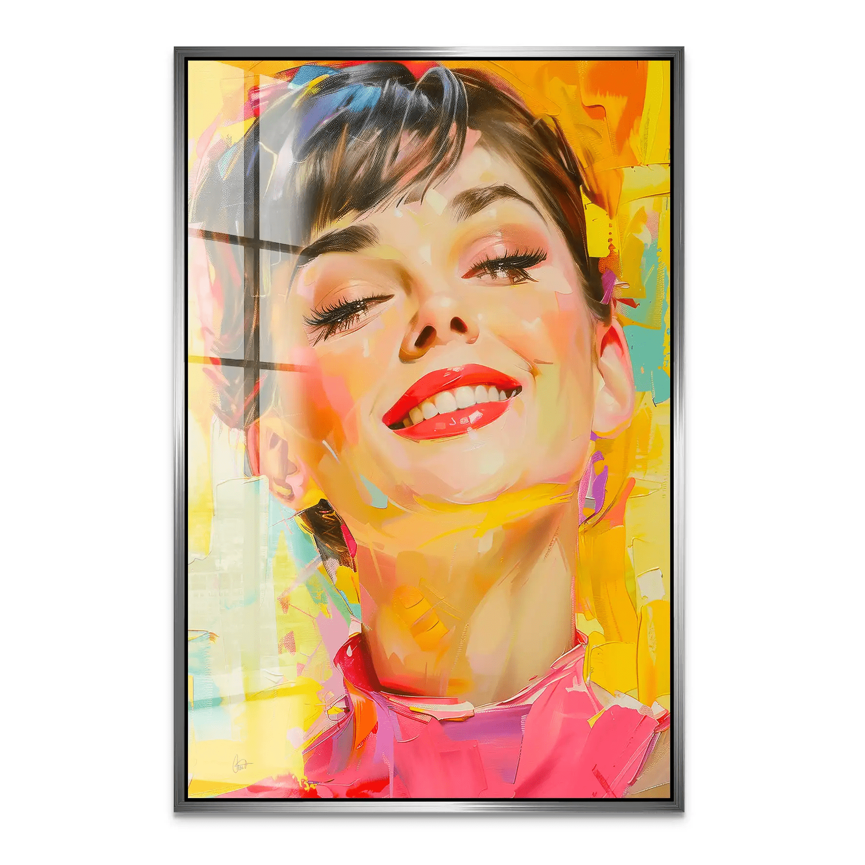 Audrey Modern Art Acrylglas Bild INGALERIE