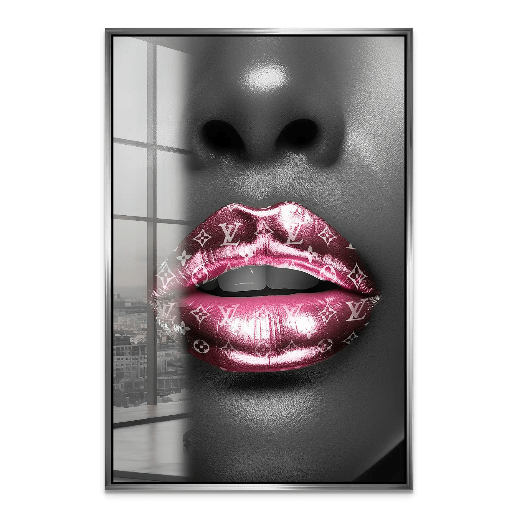 Silver Louis Lips Acrylglas Bild INGALERIE