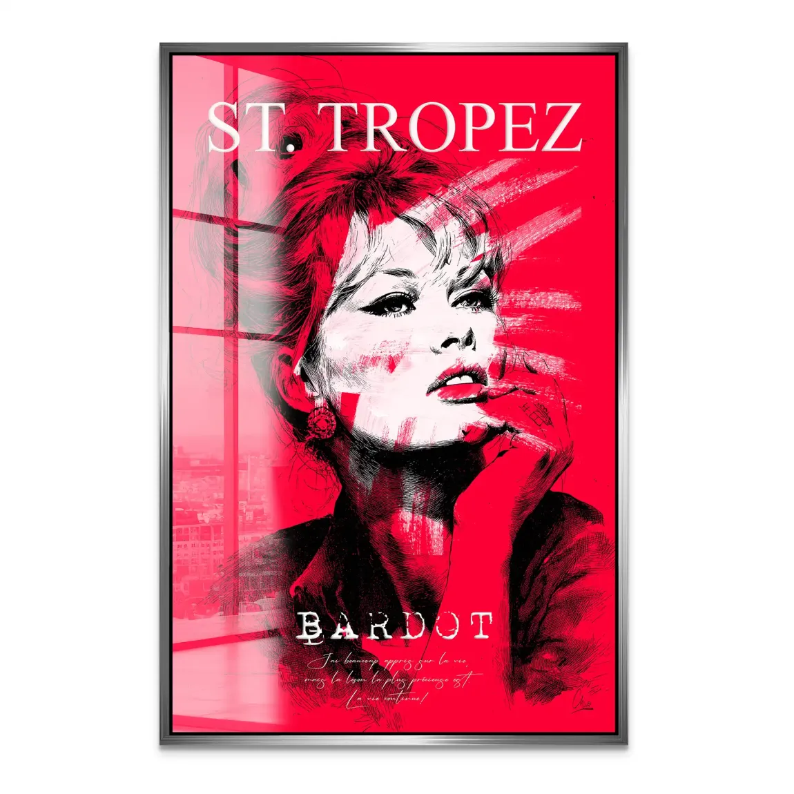 Bardot St Tropez Acrylglas Bild