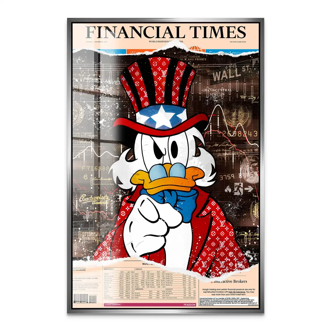 Dagobert Financial Times Acrylglas Bild