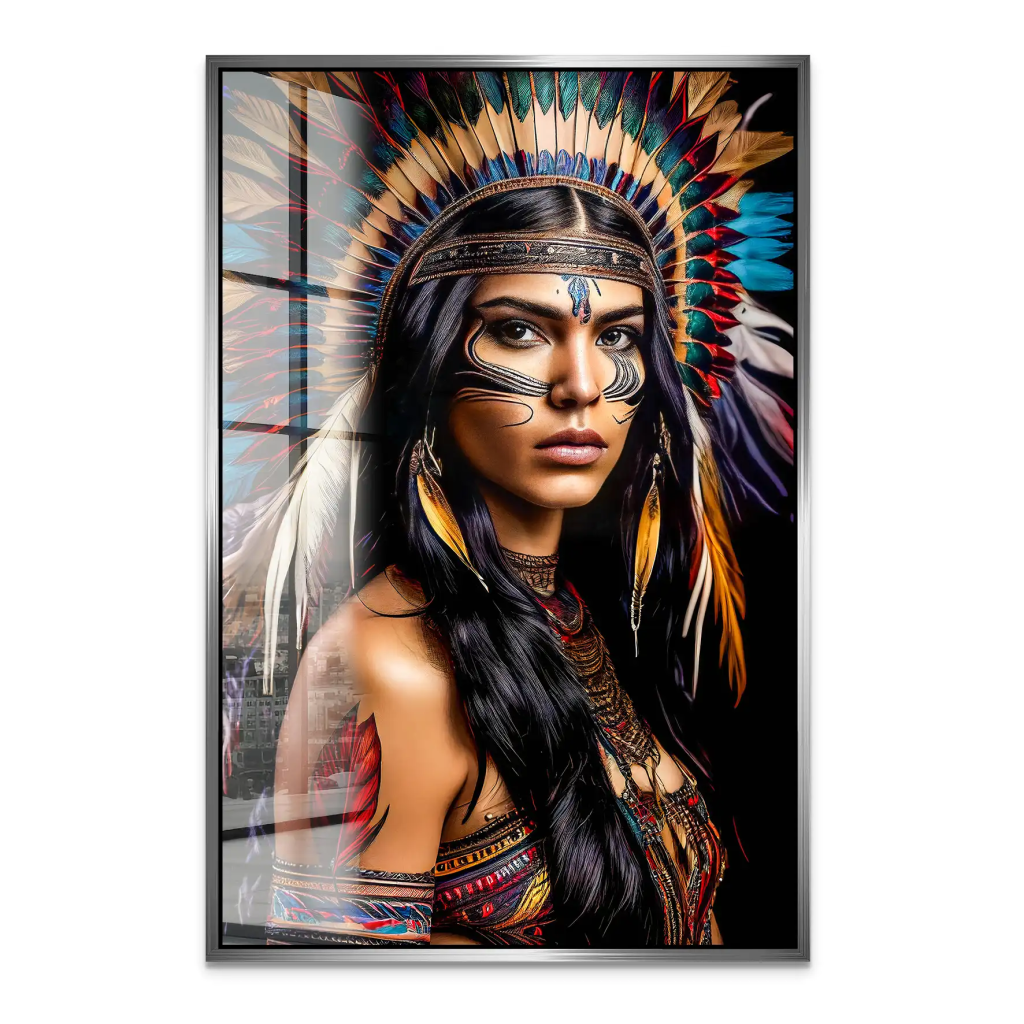 Beauty Apache Acrylglas Bild INGALERIE