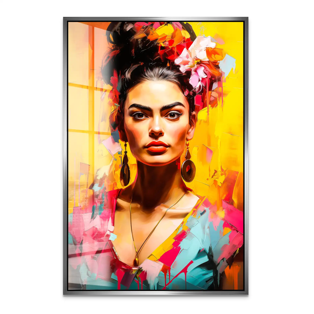 Frida Beauty Flower Acrylglas Bild INGALERIE