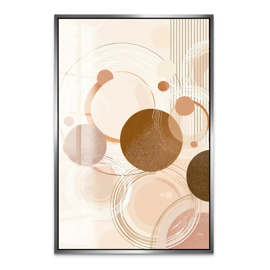 Circles of Timeless Acrylglas Bild INGALERIE