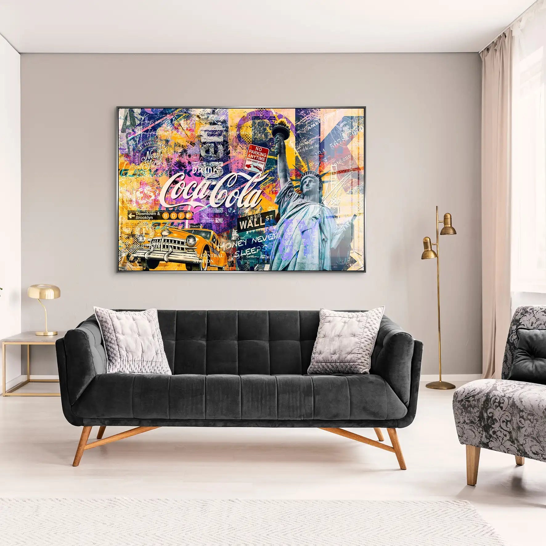 New York Pop Art Acrylglas Bild INGALERIE
