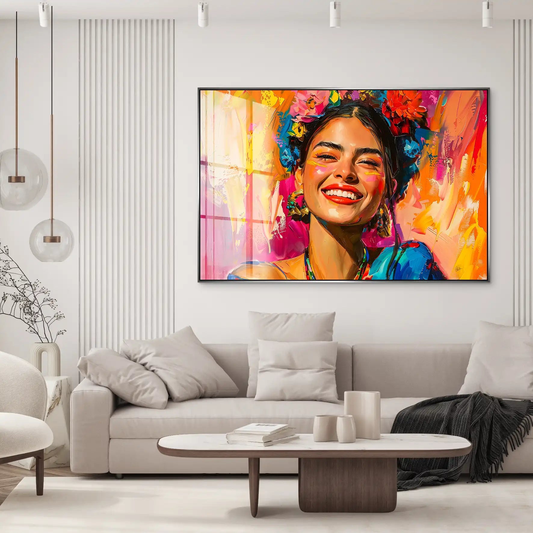 Happy Frida Acrylglas Bild INGALERIE