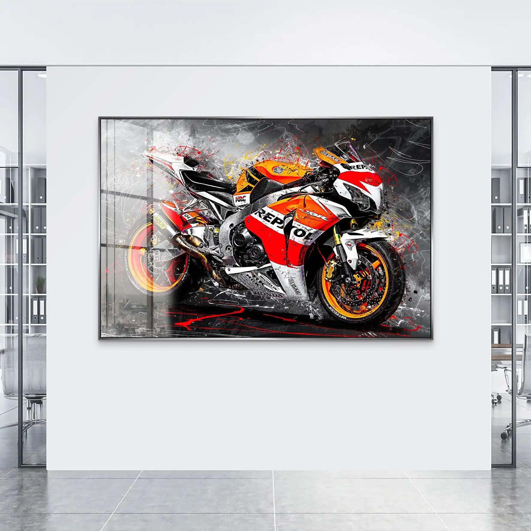 Honda Fireblade SC59 Acrylglas Bild INGALERIE