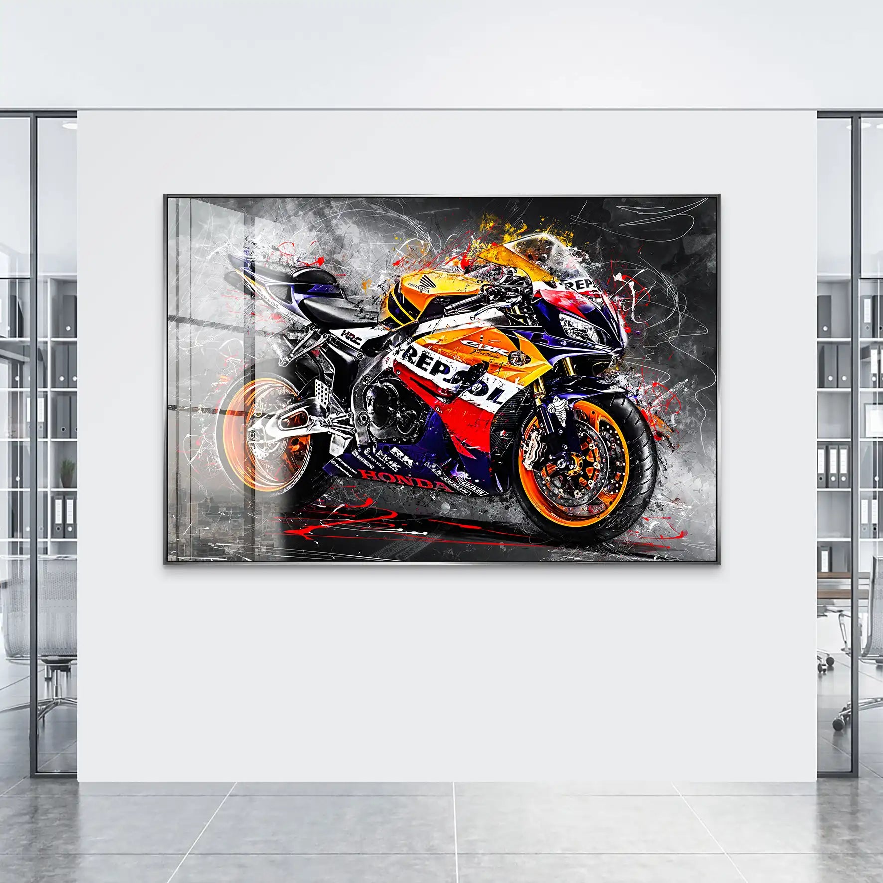 Honda Repsol SC57 Acrylglas Bild INGALERIE