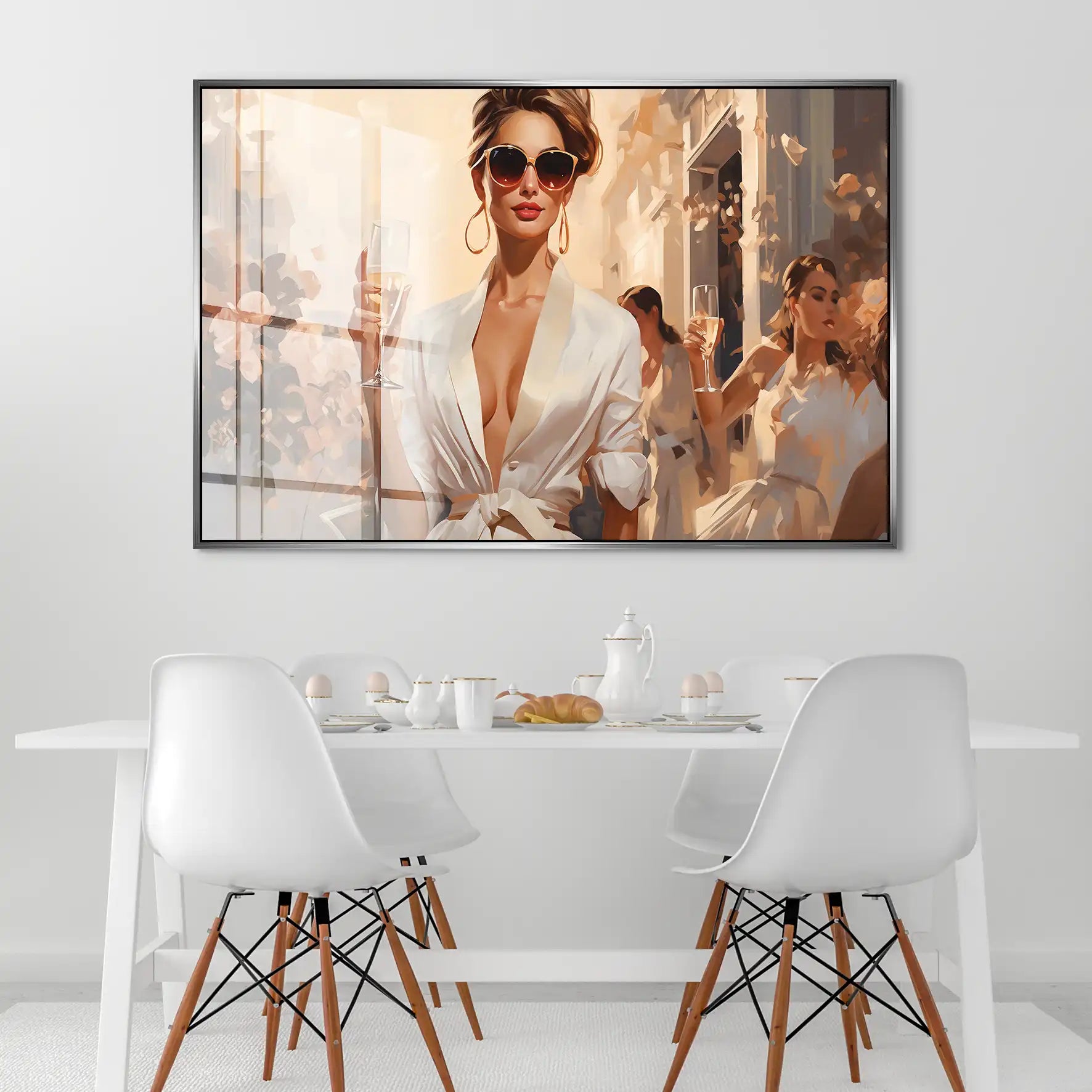 Glamour Champagner Nr.2 Acrylglas Bild INGALERIE