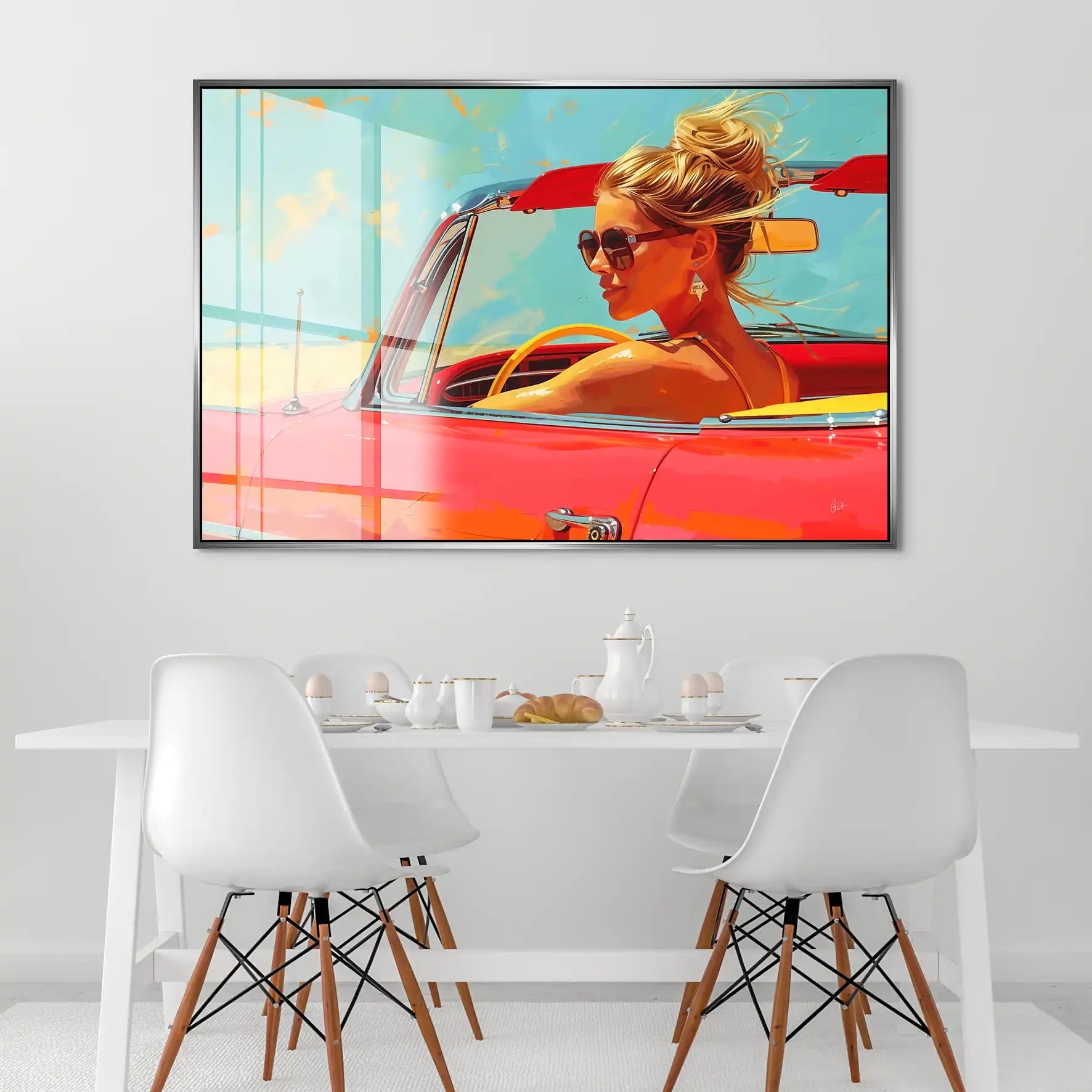 Roadtrip Pop Art Acrylglas Bild INGALERIE