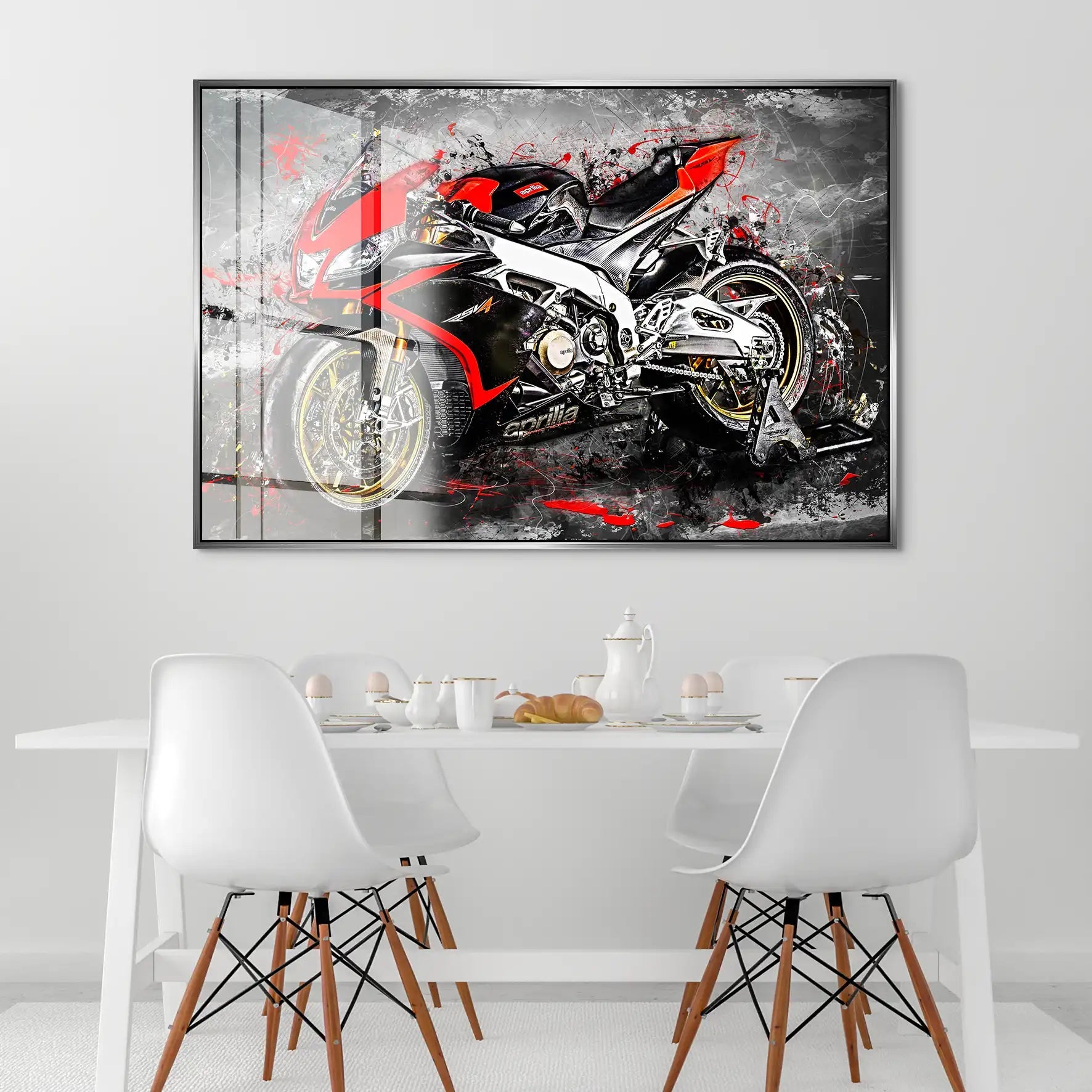 Aprilia RSV4 Abstrakt Acrylglas Bild INGALERIE