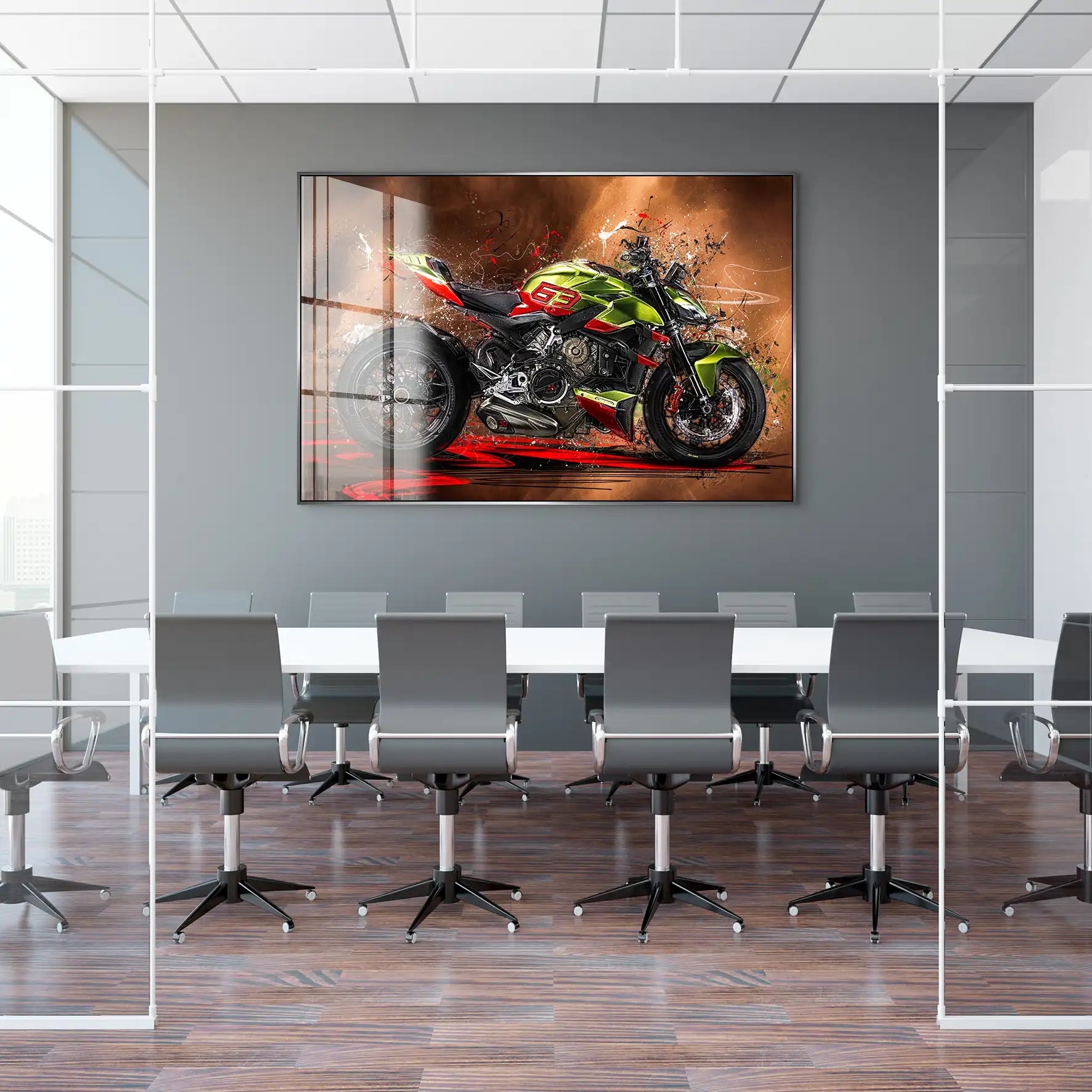 Ducati Streetfighter Lambo Acrylglas Bild INGALERIE