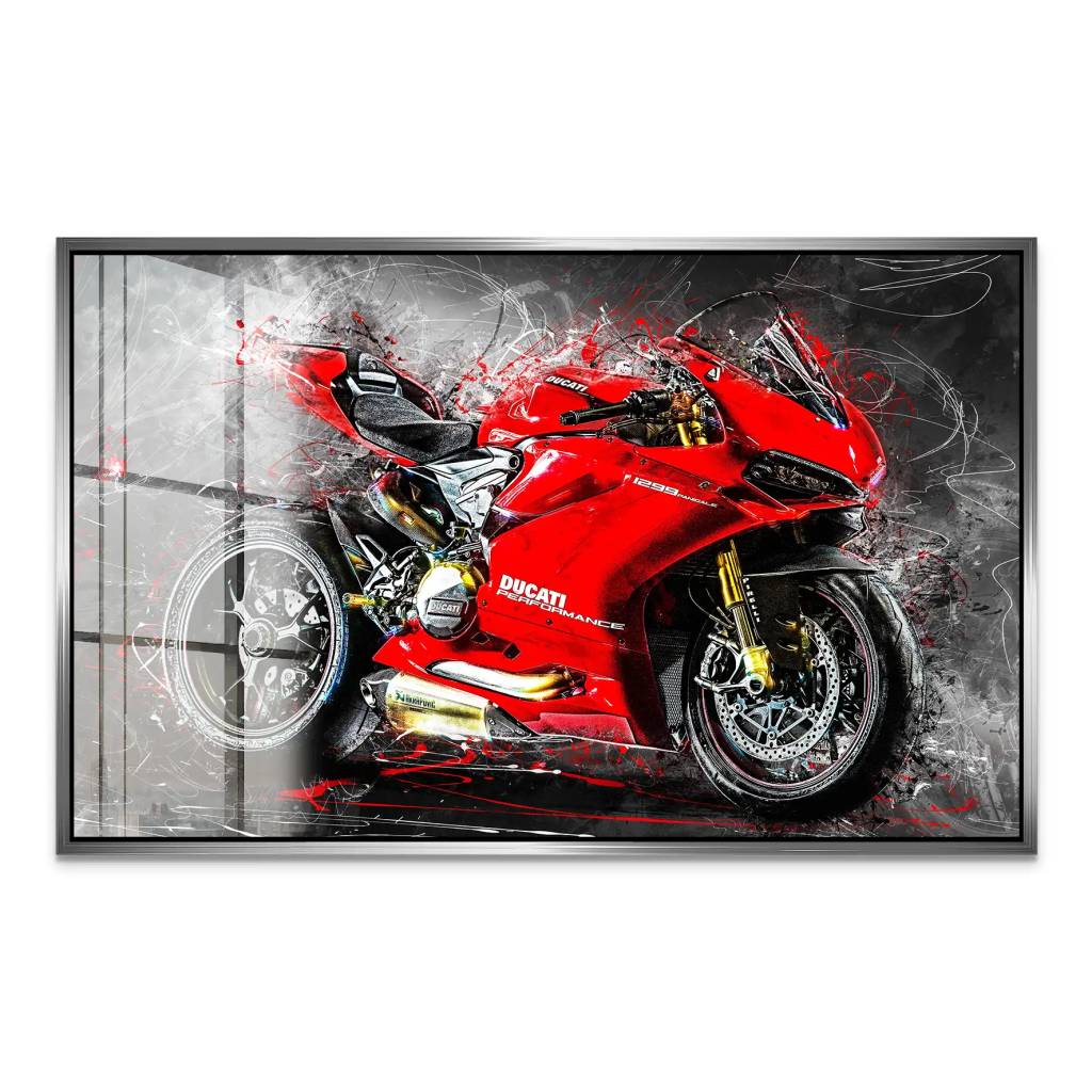 Ducati Panigale 1299 Abstrakt Acrylglas Bild INGALERIE