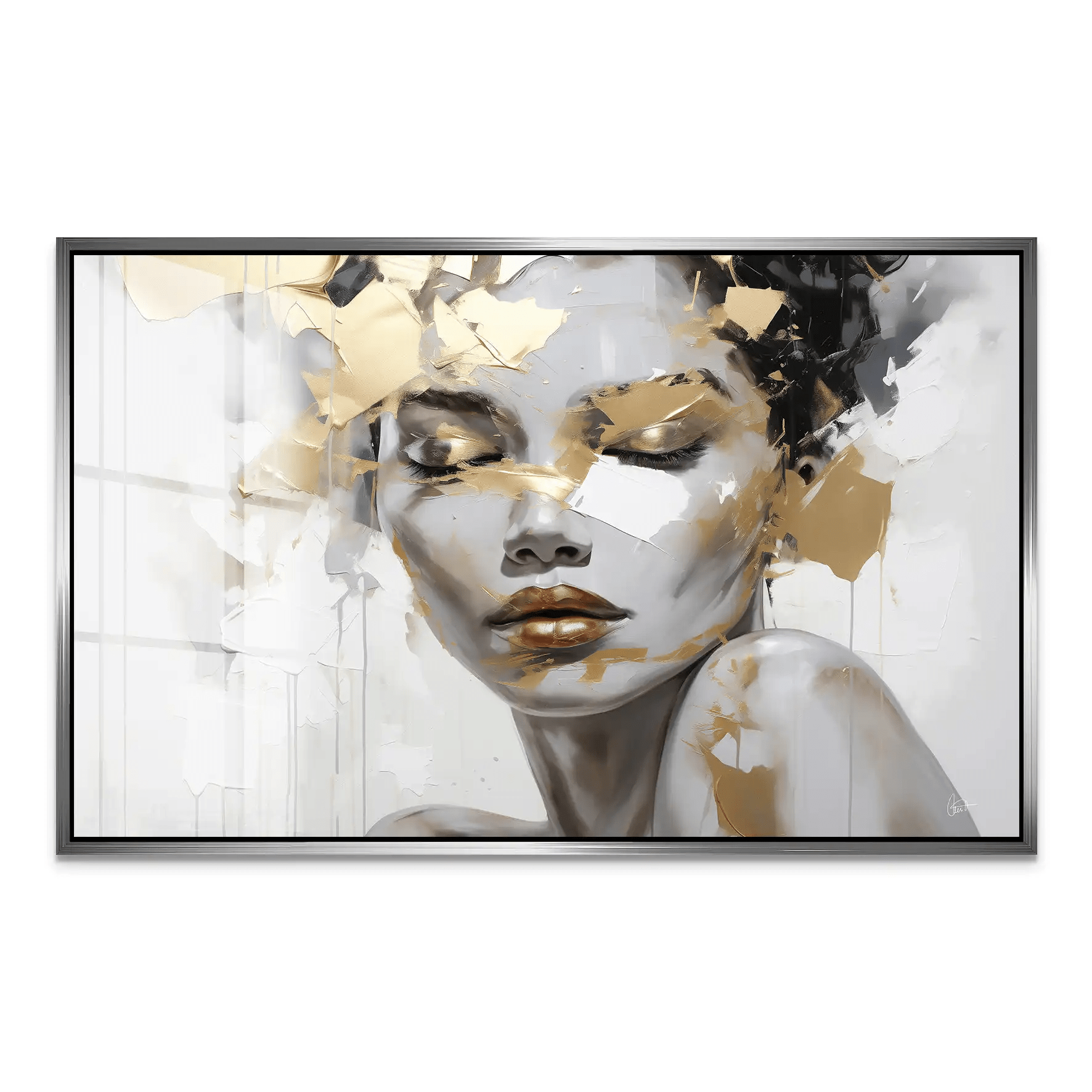 Golden Girl Nr.2 Acrylglas Bild INGALERIE