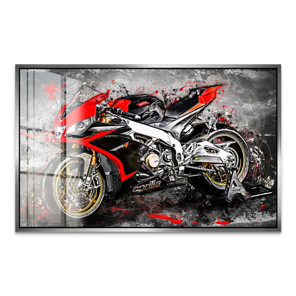 Aprilia RSV4 Abstrakt Acrylglas Bild INGALERIE