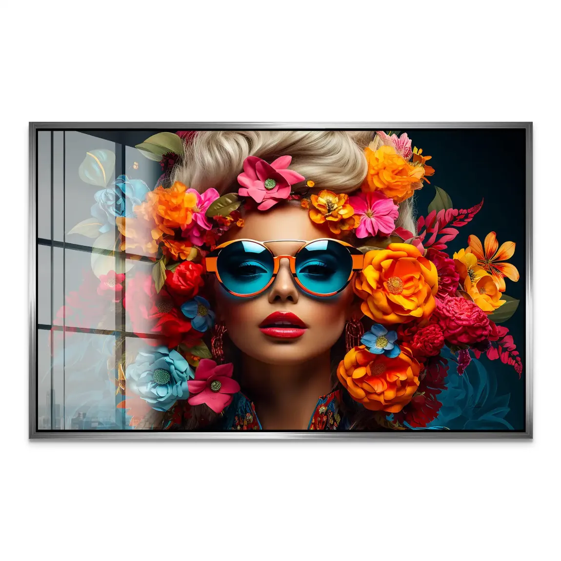 Floral Shades Acrylglas Bild