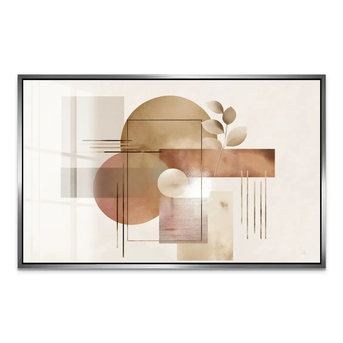 Silent Balance Acrylglas Bild