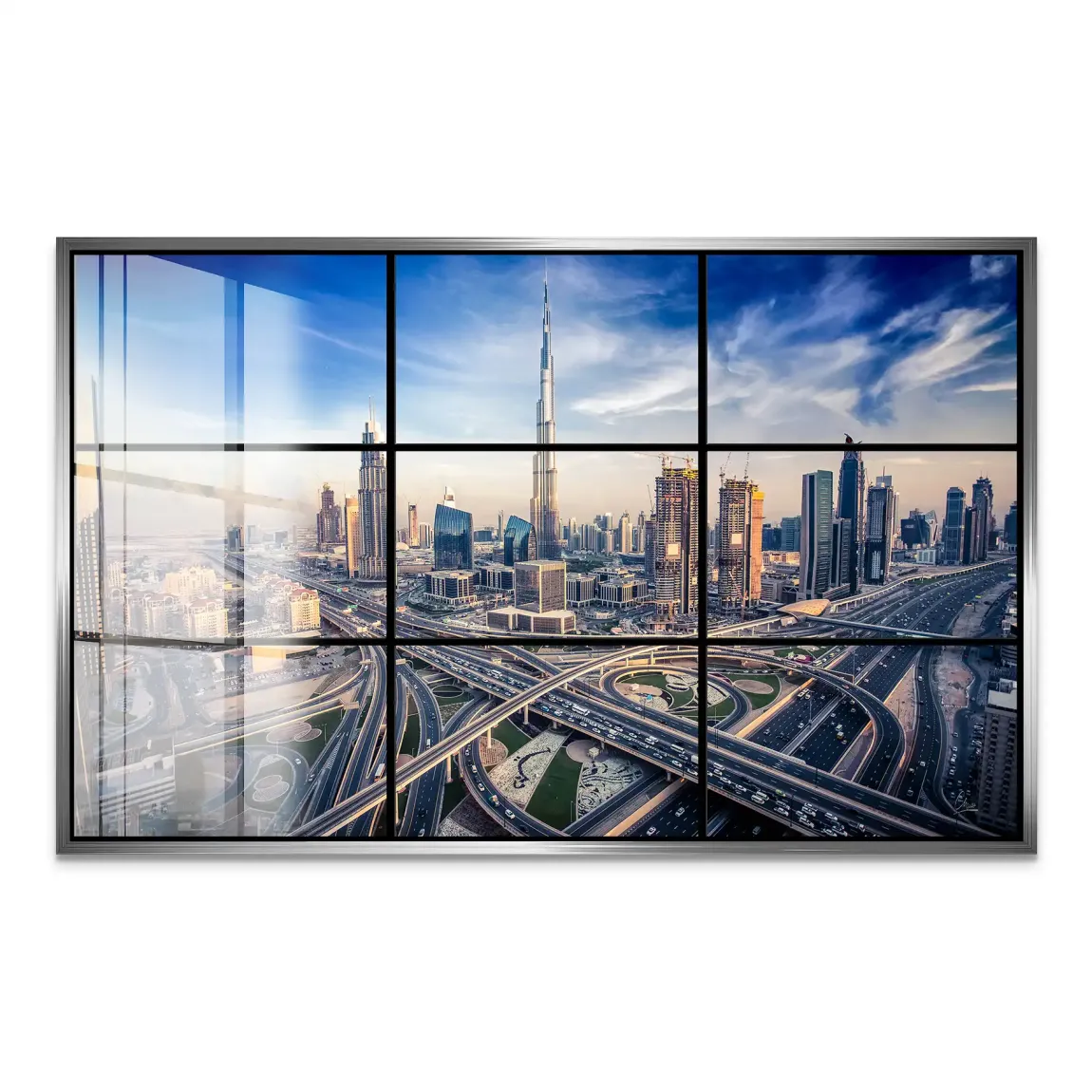 Skyline Dreams Dubai Acrylglas Bild