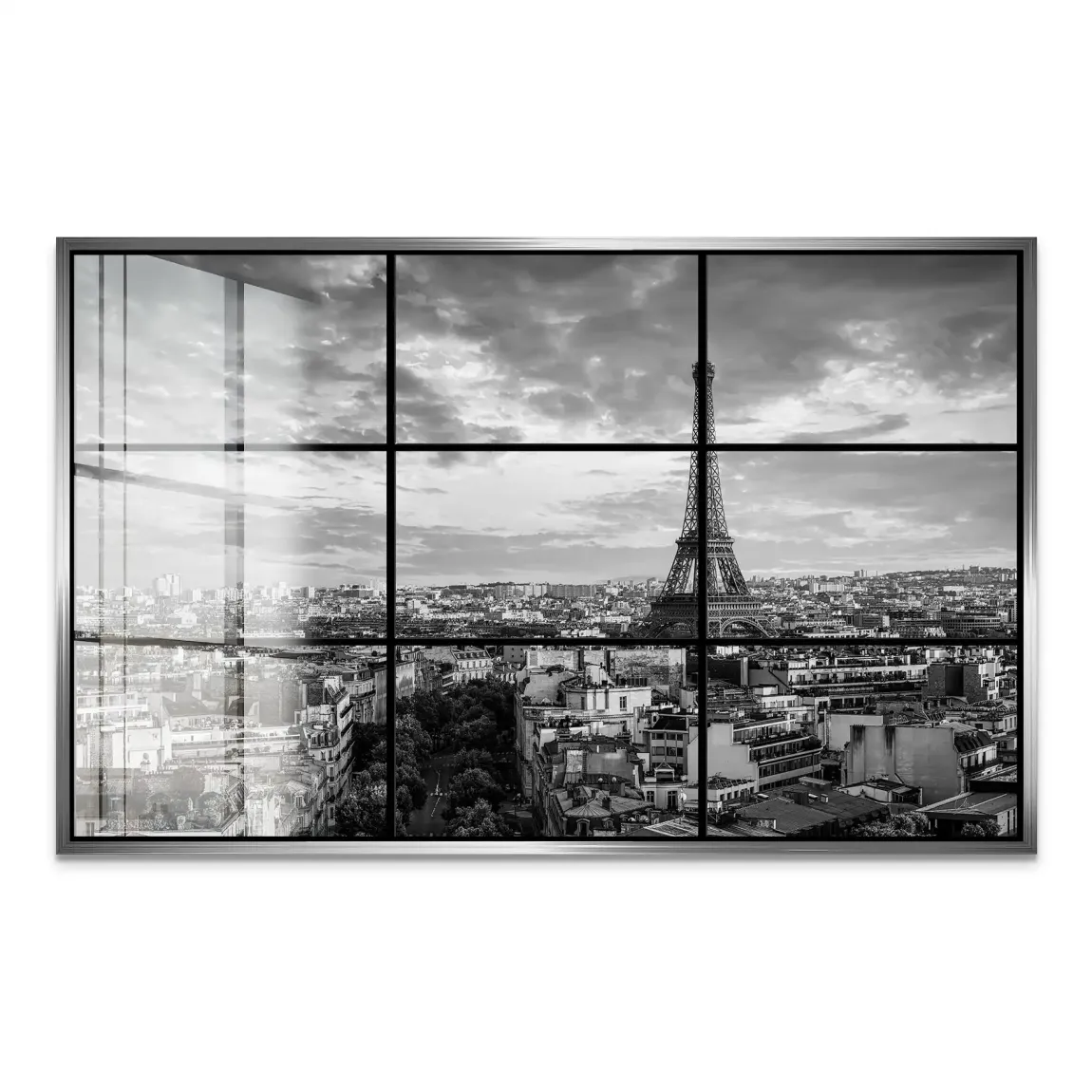 City View Paris Acrylglas Bild