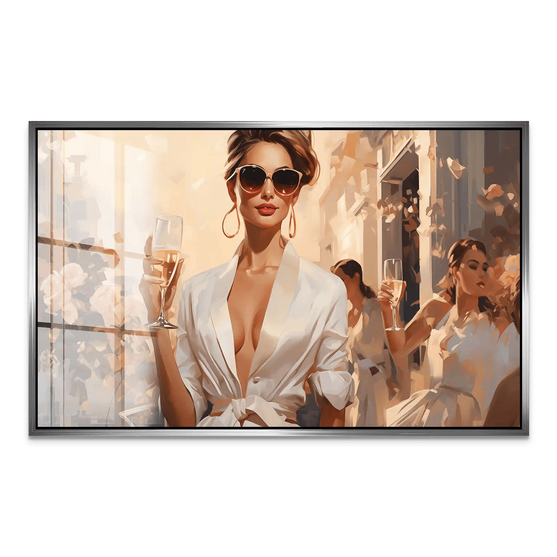 Glamour Champagner Nr.2 Acrylglas Bild INGALERIE