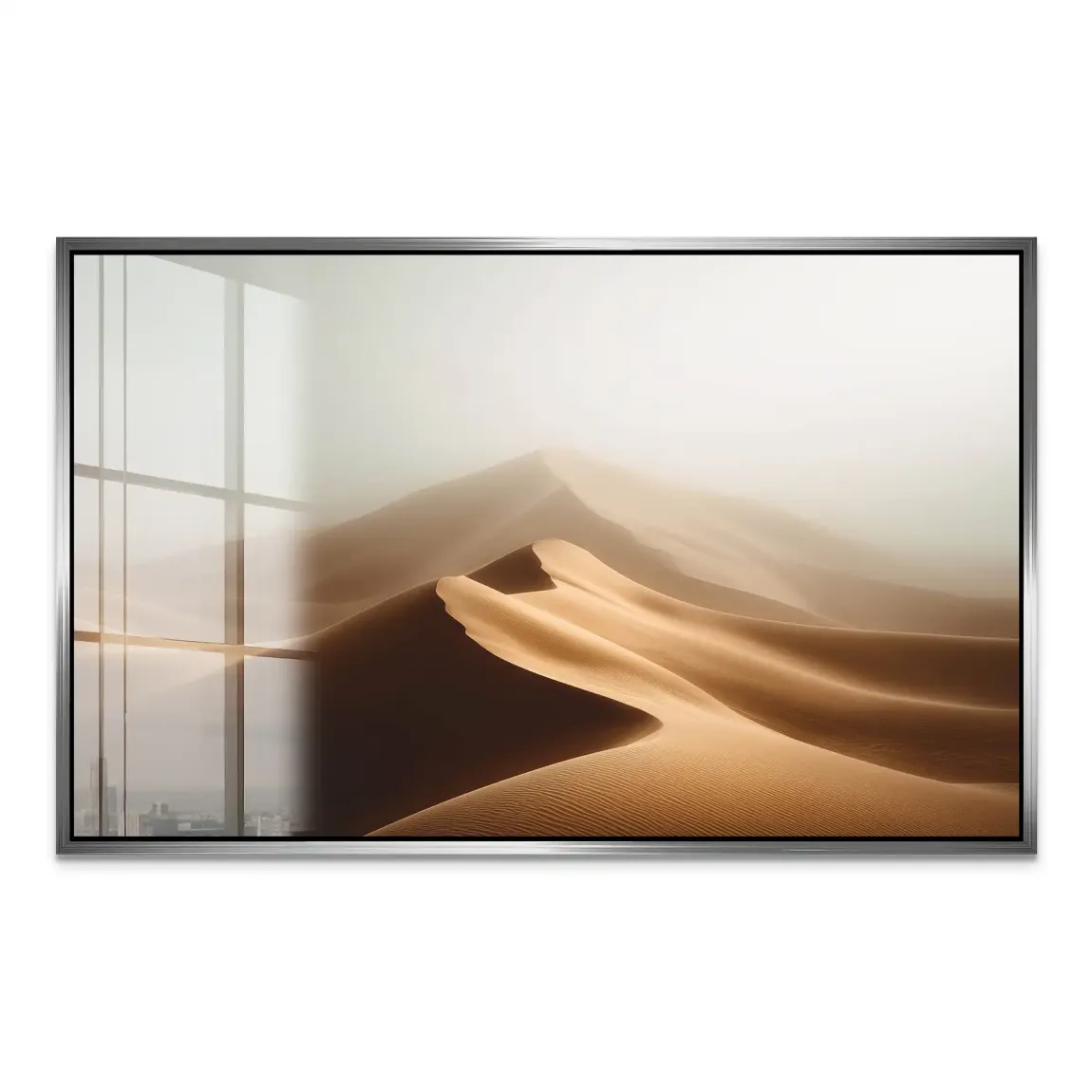 Wüstennebel Acrylglas Bild