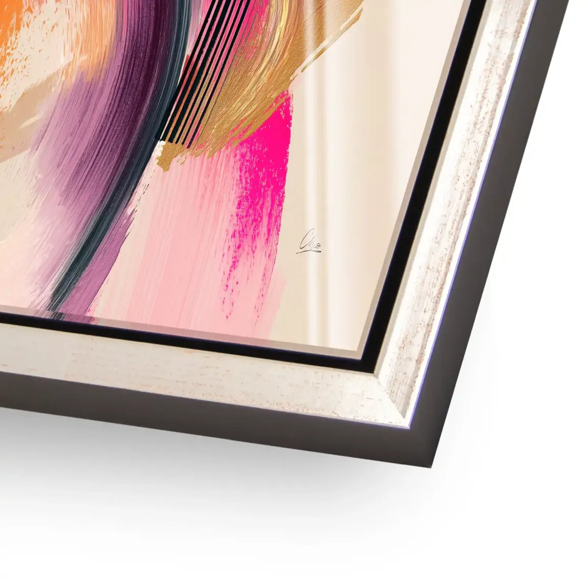 Amber Wave Acrylglasbild