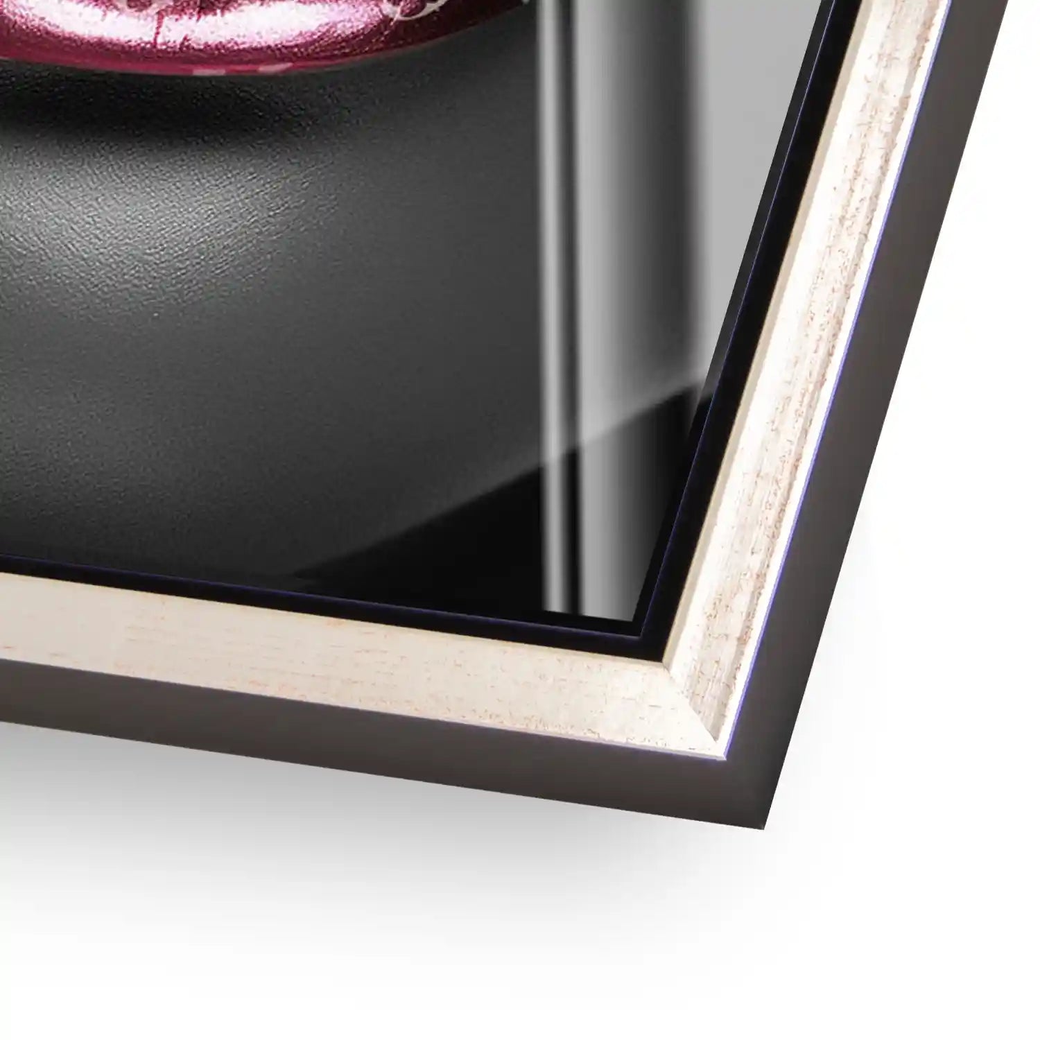 Vuitton Pink Lips Acrylglas Bild INGALERIE