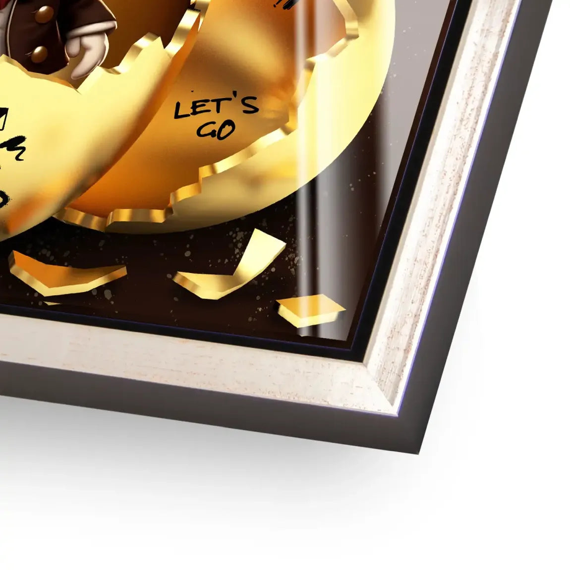 Money Master Dagobert Duck Acrylglasbild