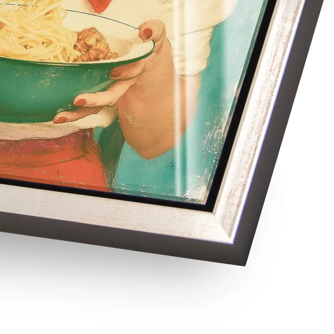 Marilyn Monroe Spaghetti Acrylglasbild