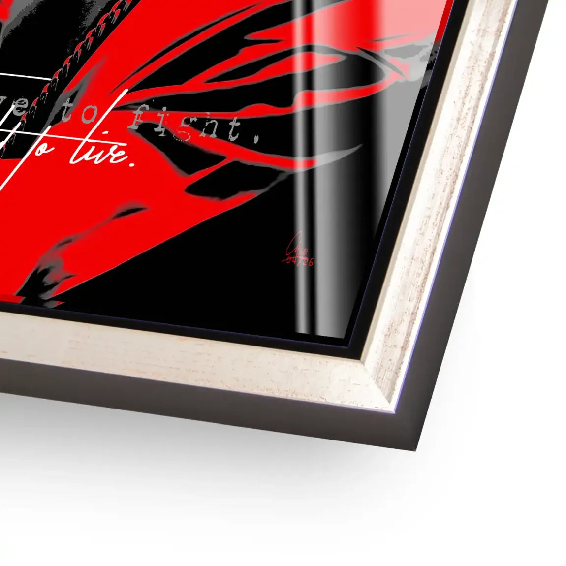 Tupac Fight Acrylglasbild