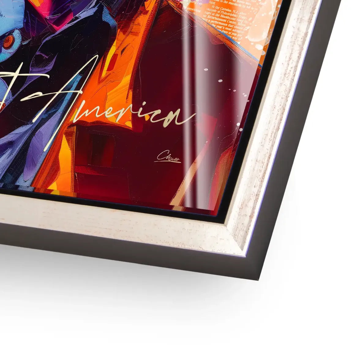 Bowie America Pop Art Acrylglasbild INGALERIE