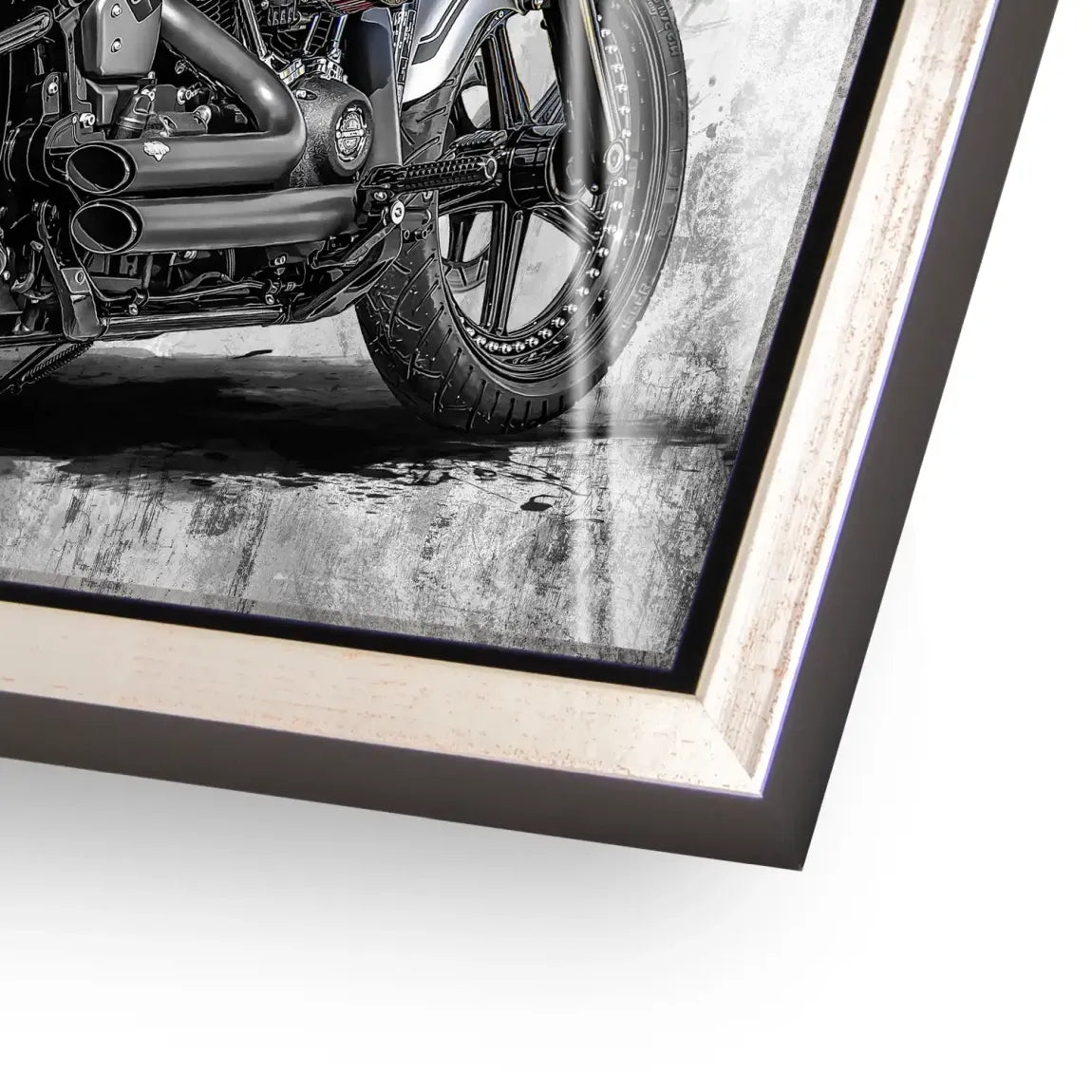 Harley Road Pop Art Acrylglasbild