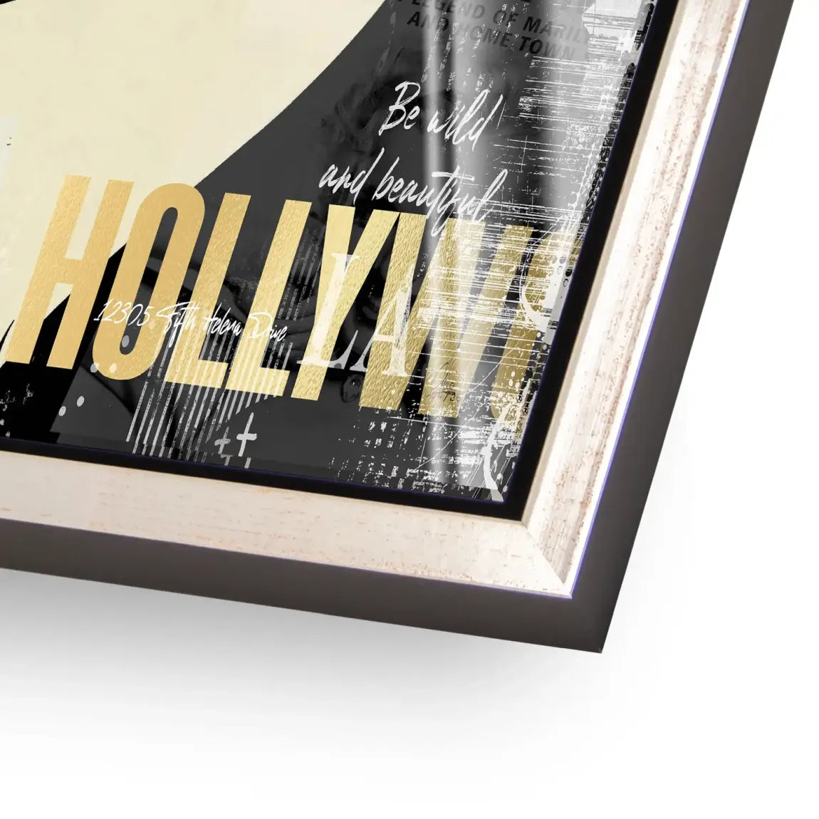 Marilyn Monroe Glamour News Acrylglasbild