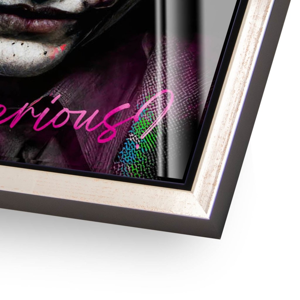 Joker Serious Style Acrylglas Bild INGALERIE