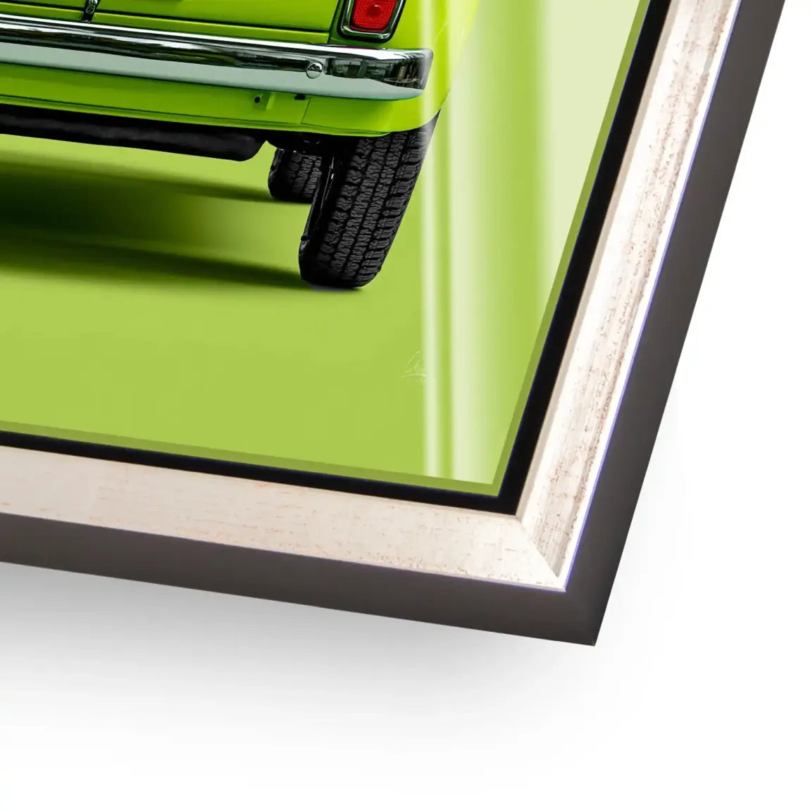 Fiat 500 Italia Acrylglasbild