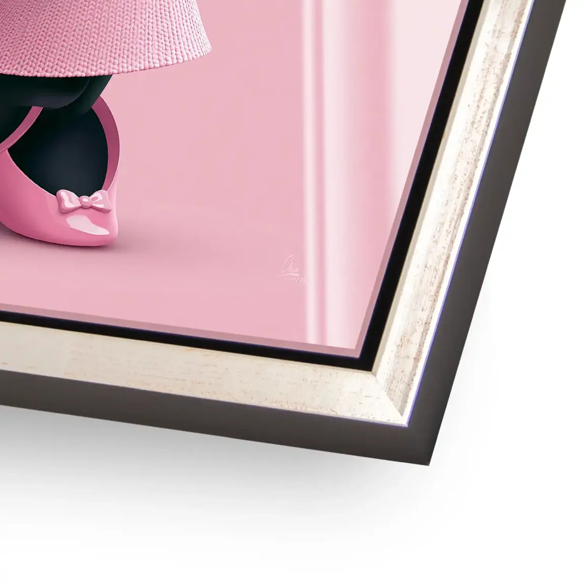 Minnie Rosé Chic Acrylglasbild