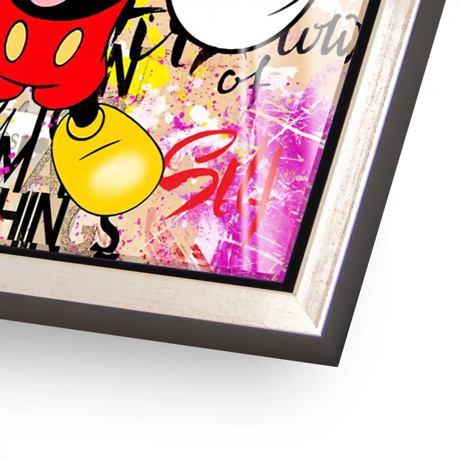 Micky Smile Pop Art Acrylglas Bild INGALERIE