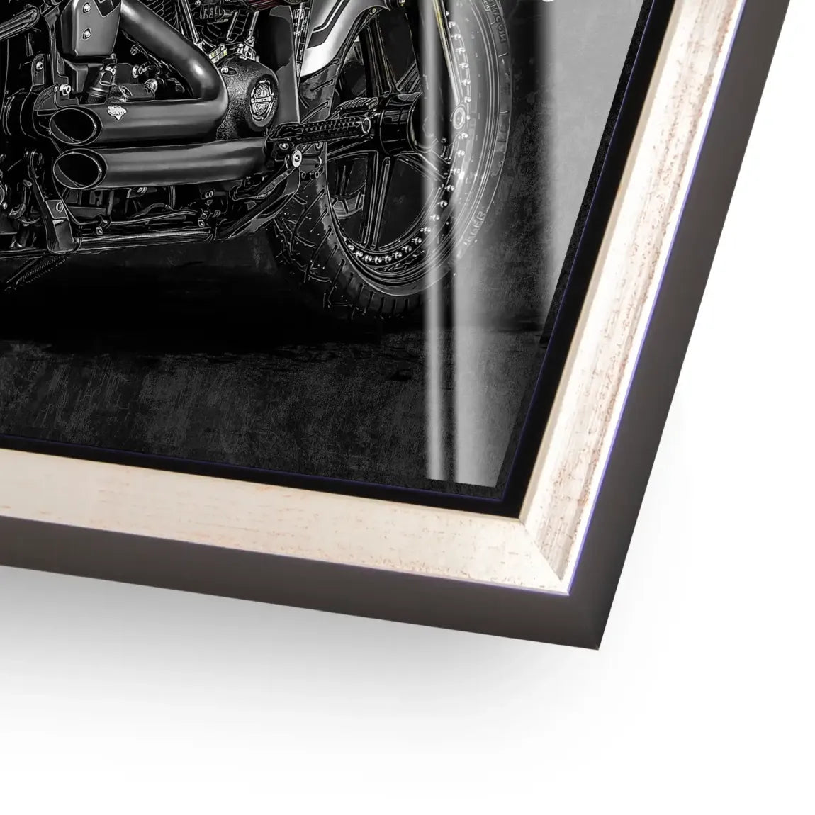 Harley Freedom Pop Art Acrylglasbild