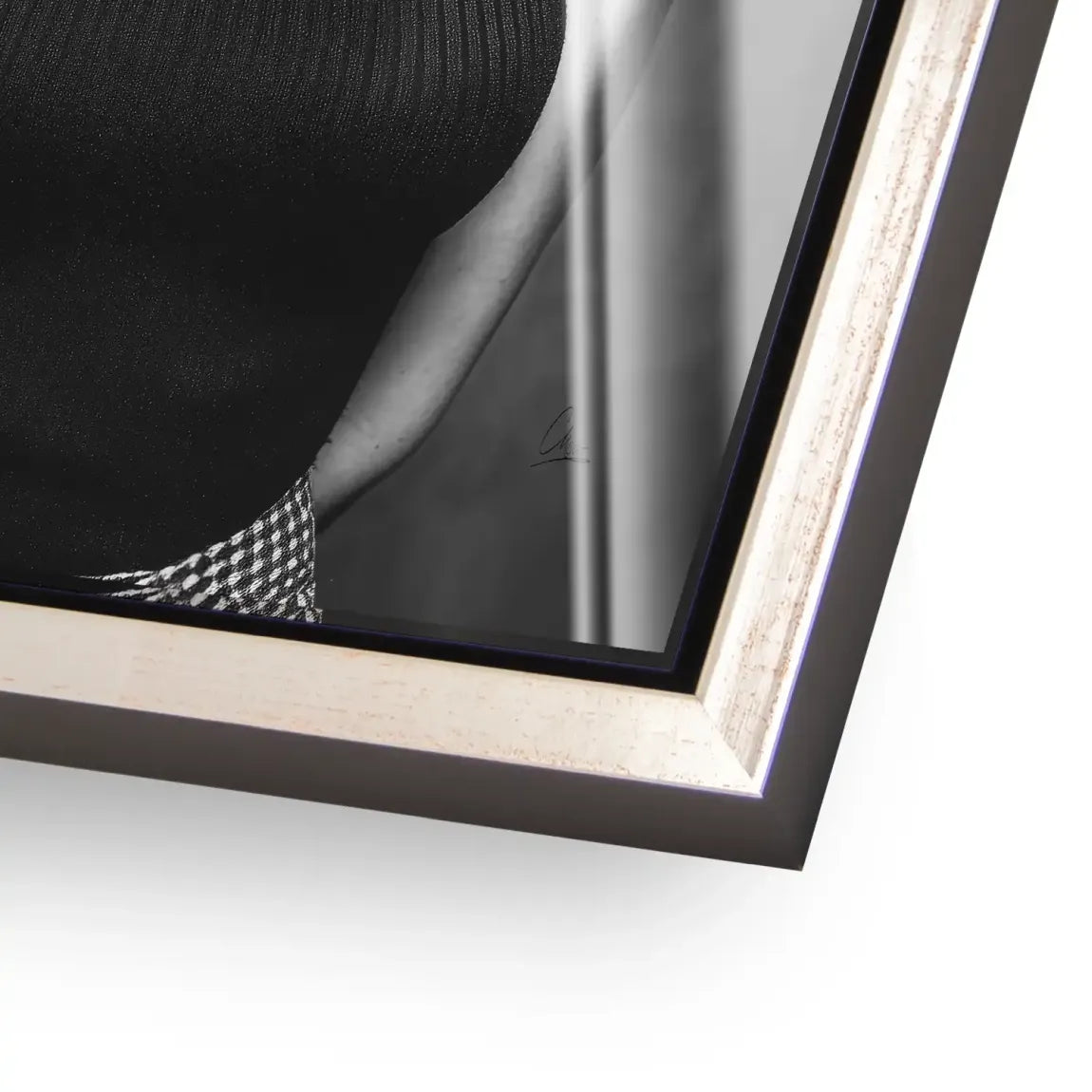 Marilyn Black and White Style Acrylglasbild