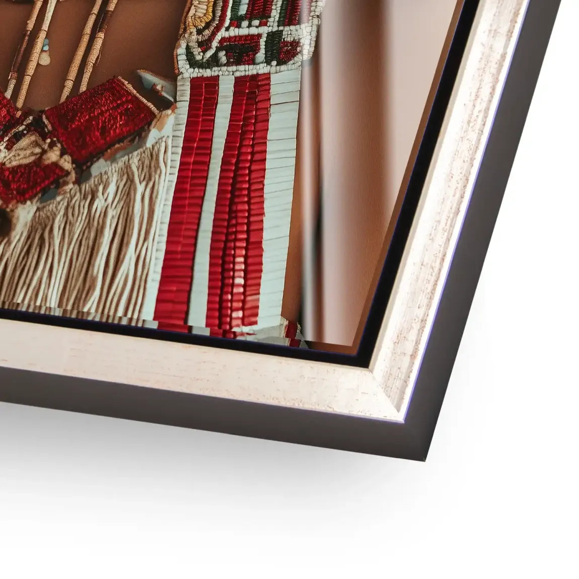 Die Indianerin Acrylglasbild