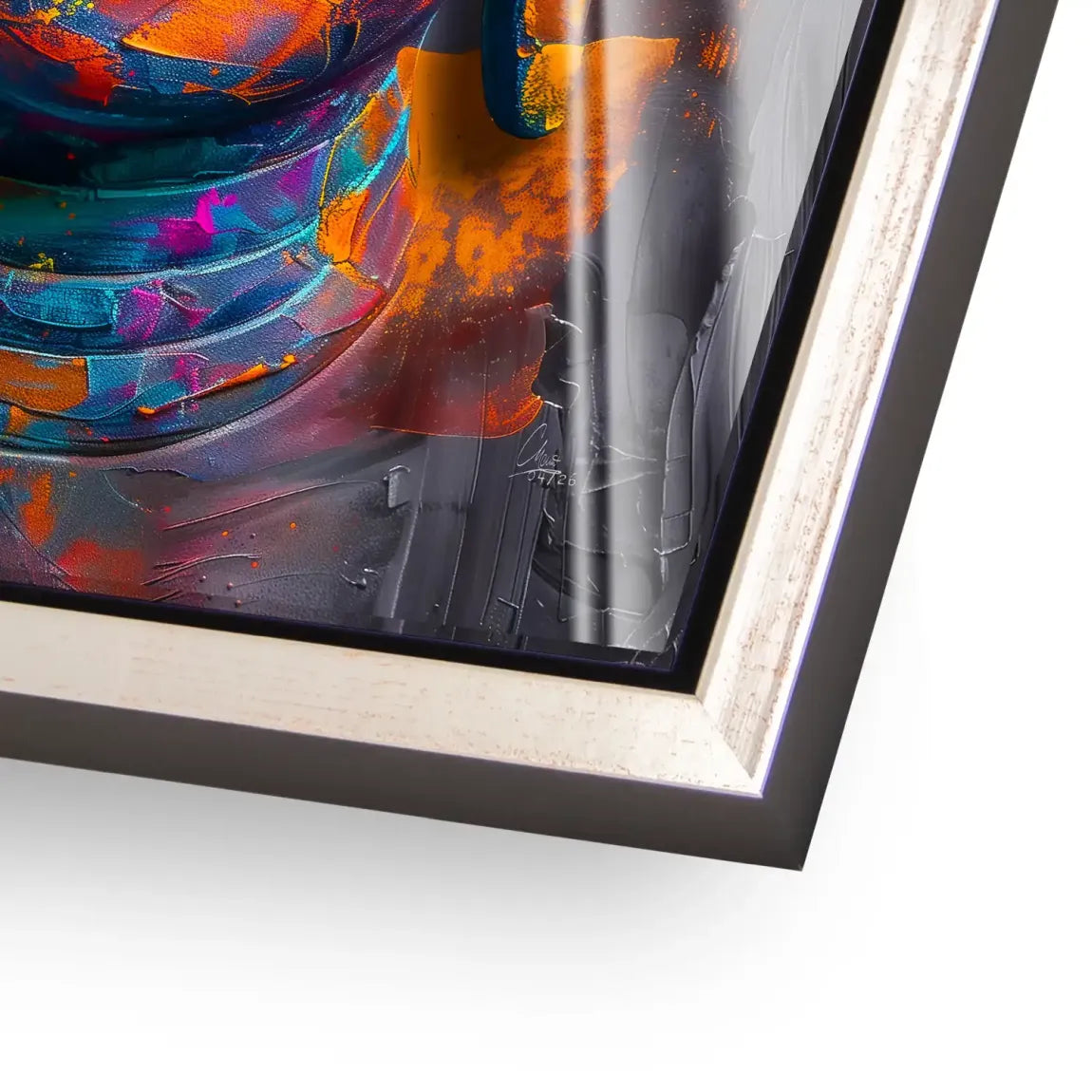 Buddha Farbpoesie Acrylglasbild