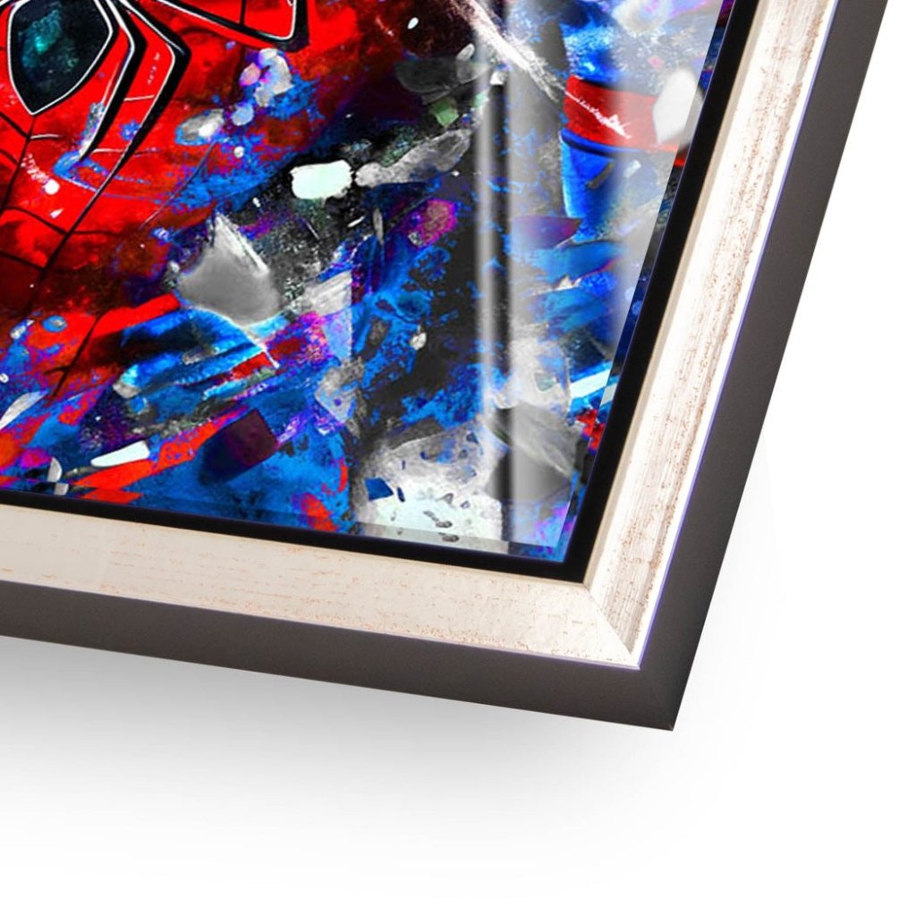 Spiderman Abstrakt Style Acrylglas Bild INGALERIE