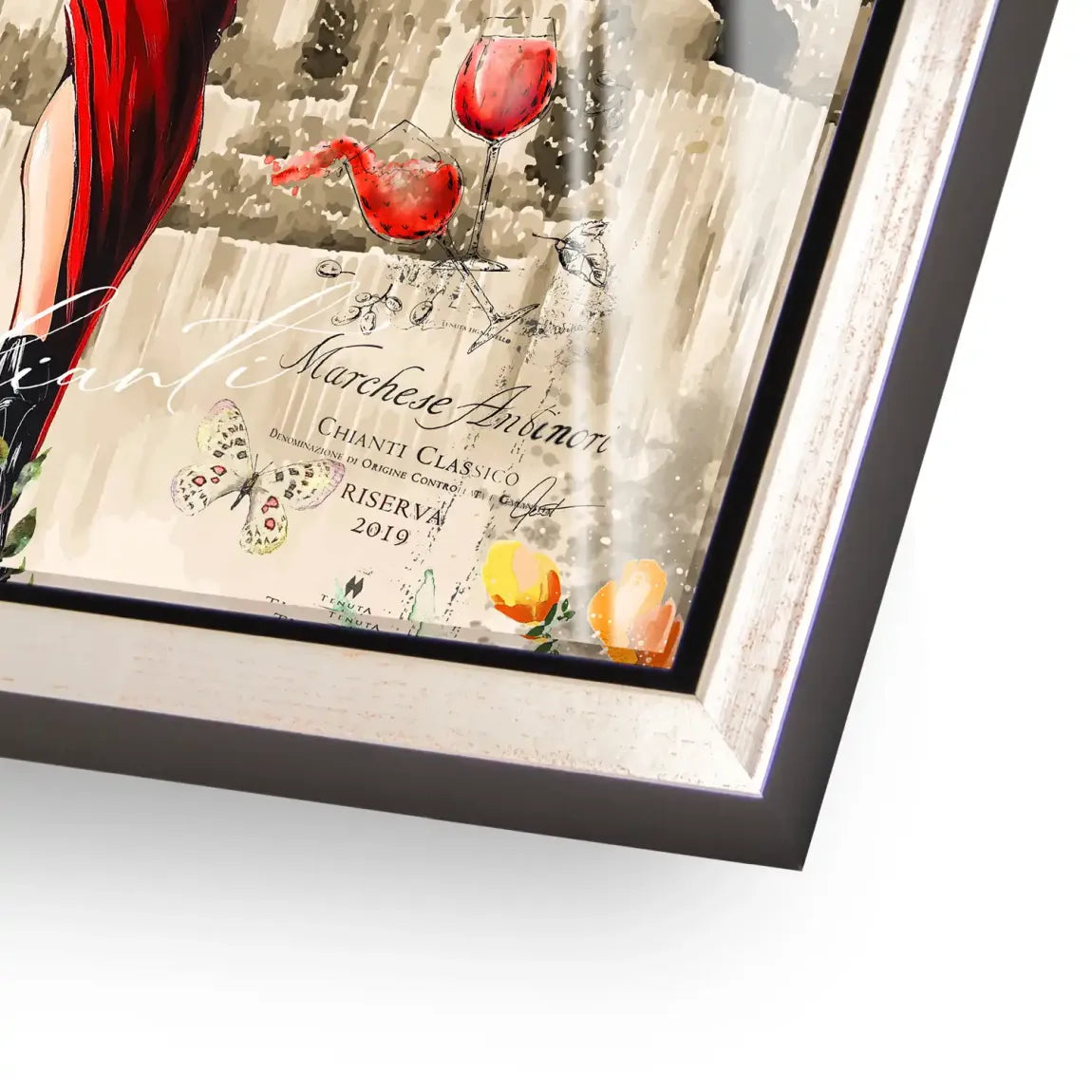 Dolce Vita Rosso Flair Acrylglasbild INGALERIE