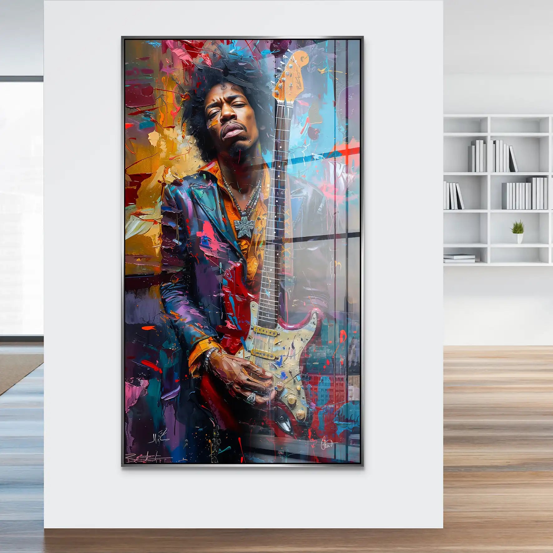 Jimi Abstrakt Color Acrylglas Bild INGALERiE